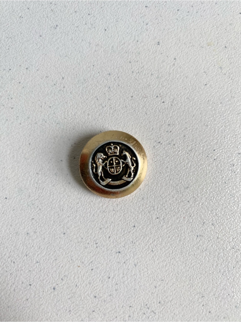 Vintage Coat of Arms Button